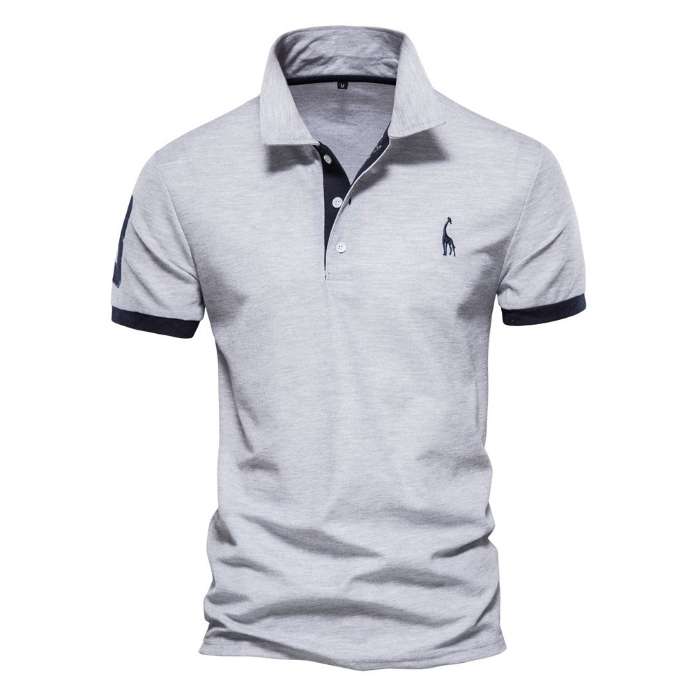 Chaps Herrenmode Sommer-Polo-Grau-S-Chaps Herrenmode