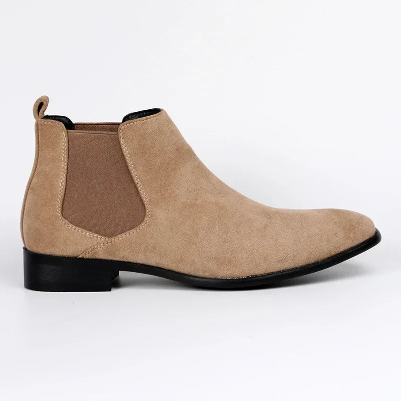 Chelsea Boots - Herren Schlupfstiefel aus Wildleder-Chaps Herrenmode