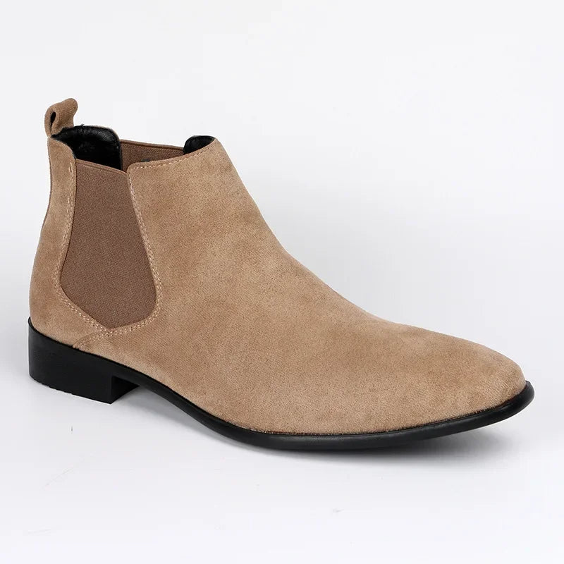 Chelsea Boots - Herren Schlupfstiefel aus Wildleder-Chaps Herrenmode
