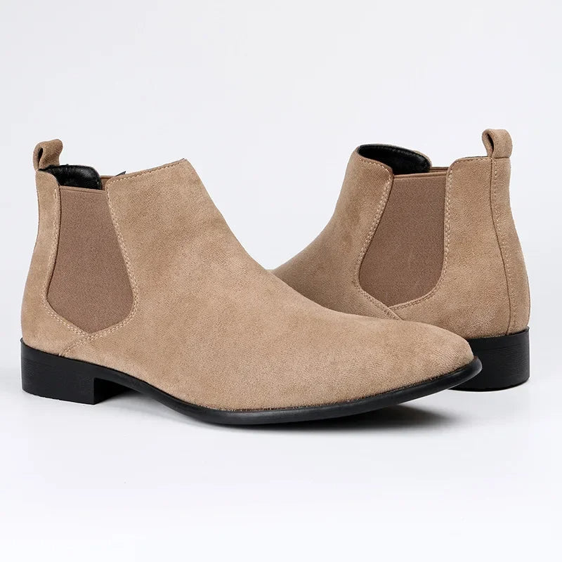Chelsea Boots - Herren Schlupfstiefel aus Wildleder-Chaps Herrenmode