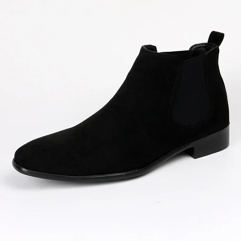 Chelsea Boots - Herren Schlupfstiefel aus Wildleder-Chaps Herrenmode