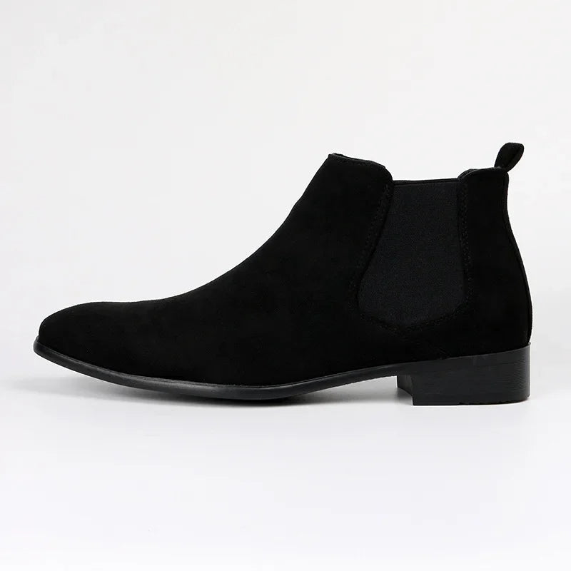 Chelsea Boots - Herren Schlupfstiefel aus Wildleder-Chaps Herrenmode