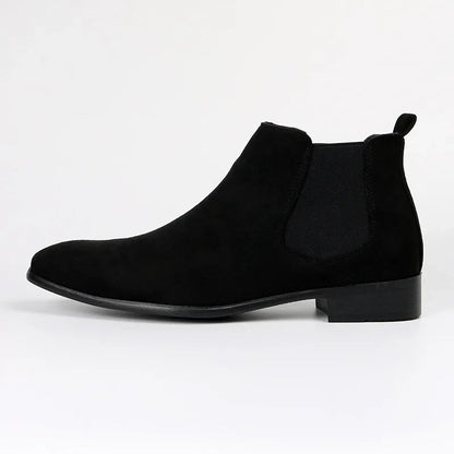 Chelsea Boots - Herren Schlupfstiefel aus Wildleder-Chaps Herrenmode