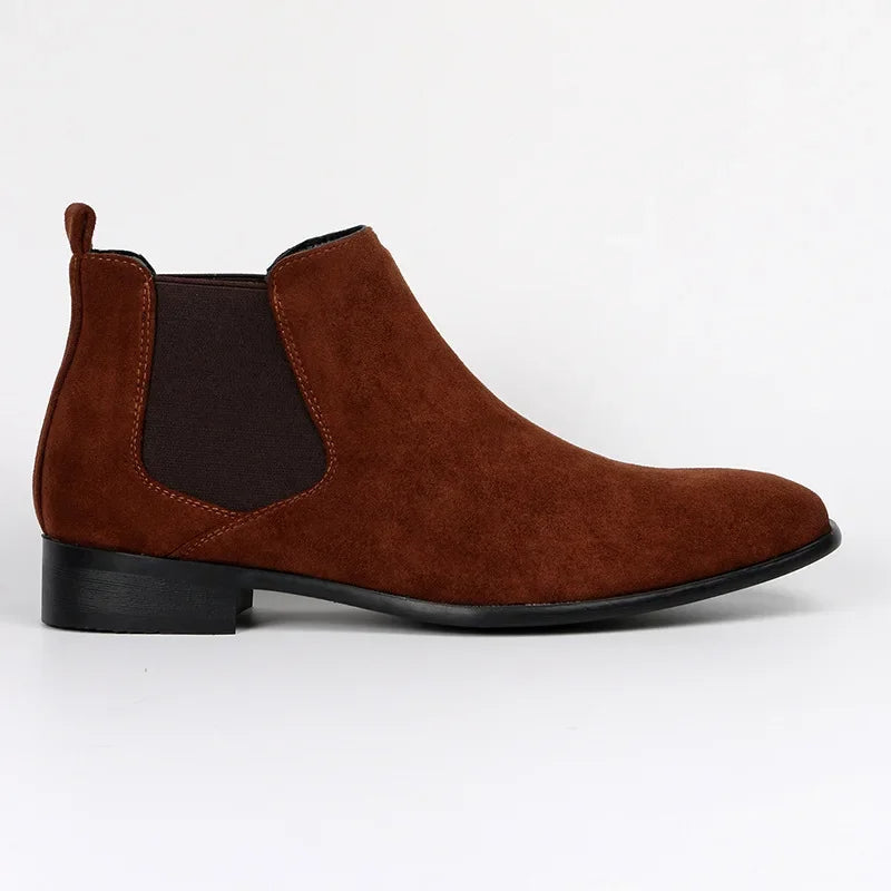 Chelsea Boots - Herren Schlupfstiefel aus Wildleder-Chaps Herrenmode
