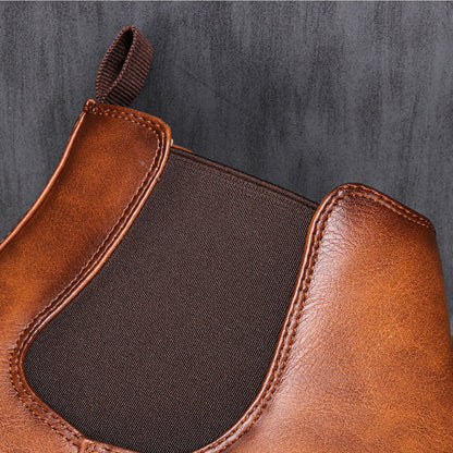 Chelsea-Stiefel | Slipper | Knöchelhoch | Lederstiefel | Herrenstiefel-Chaps Herrenmode
