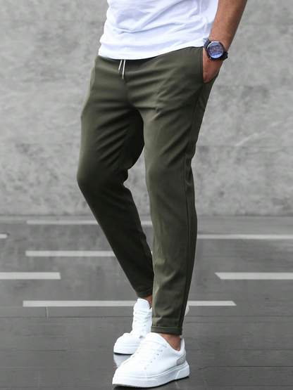 Chino Hose - Herren Casual Skinny Stretch Chino Hose-Chaps Herrenmode