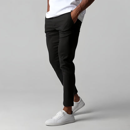 Chino Hosen | Elastische Taille | Stretchy | Skinny Chinos | Herren Chinos-Chaps Herrenmode