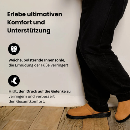 Clogs – Orthopädische Slipper für Männer mit Plateau und Fersenriemen-Chaps Herrenmode
