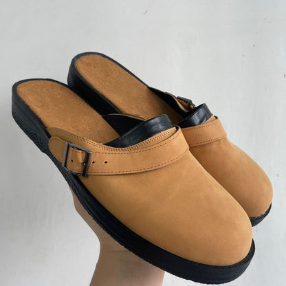 Clogs – Retro-Mules für Herren zum Hineinschlüpfen Clogs-Braun-38-Chaps Herrenmode
