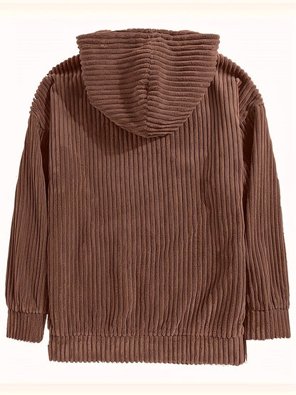 Cord Hoodie | Warm | Bequem | Pullover Hoodie | Herren Hoodie-Chaps Herrenmode