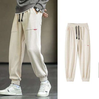 Cord-Jogginghose | Locker sitzend | Kordelzug | Jogginghose | Herrenhose-Chaps Herrenmode