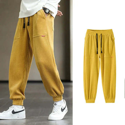 Cord-Jogginghose | Locker sitzend | Kordelzug | Jogginghose | Herrenhose-Chaps Herrenmode