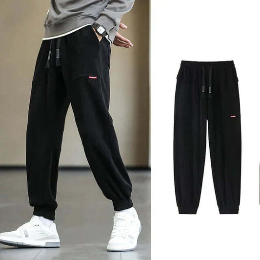 Cord-Jogginghose | Locker sitzend | Kordelzug | Jogginghose | Herrenhose-Chaps Herrenmode