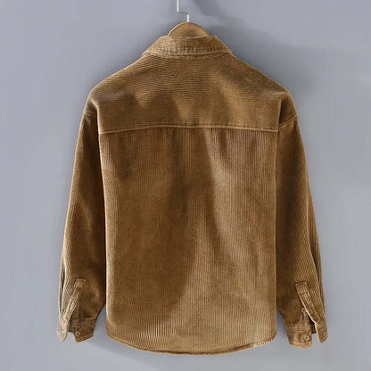 Cordhemd | Fleece gefüttert | Button-Up | Winterüberhemd | Herrenüberhemd-Chaps Herrenmode