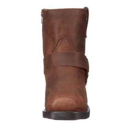 Cowboystiefel – Wadenhoch – Karree-Spitze – Westernstiefel – Herrenstiefel-Chaps Herrenmode