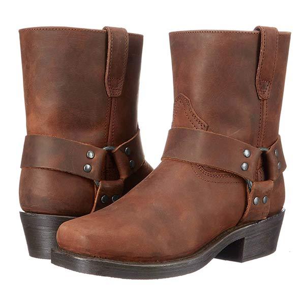 Cowboystiefel – Wadenhoch – Karree-Spitze – Westernstiefel – Herrenstiefel-Chaps Herrenmode