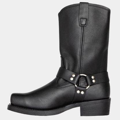 Cowboystiefel - Western - Mid Calf - Lederstiefel - Herrenstiefel-Chaps Herrenmode