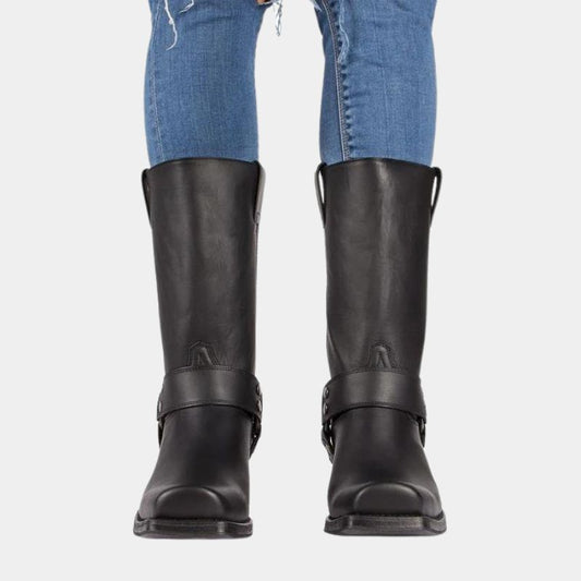 Cowboystiefel - Western - Mid Calf - Lederstiefel - Herrenstiefel-Chaps Herrenmode