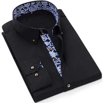 Daniel Party-Bluse-Schwarz-S-Chaps Herrenmode