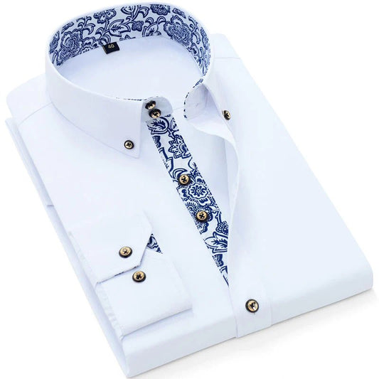 Daniel Party-Bluse-Weiß-S-Chaps Herrenmode