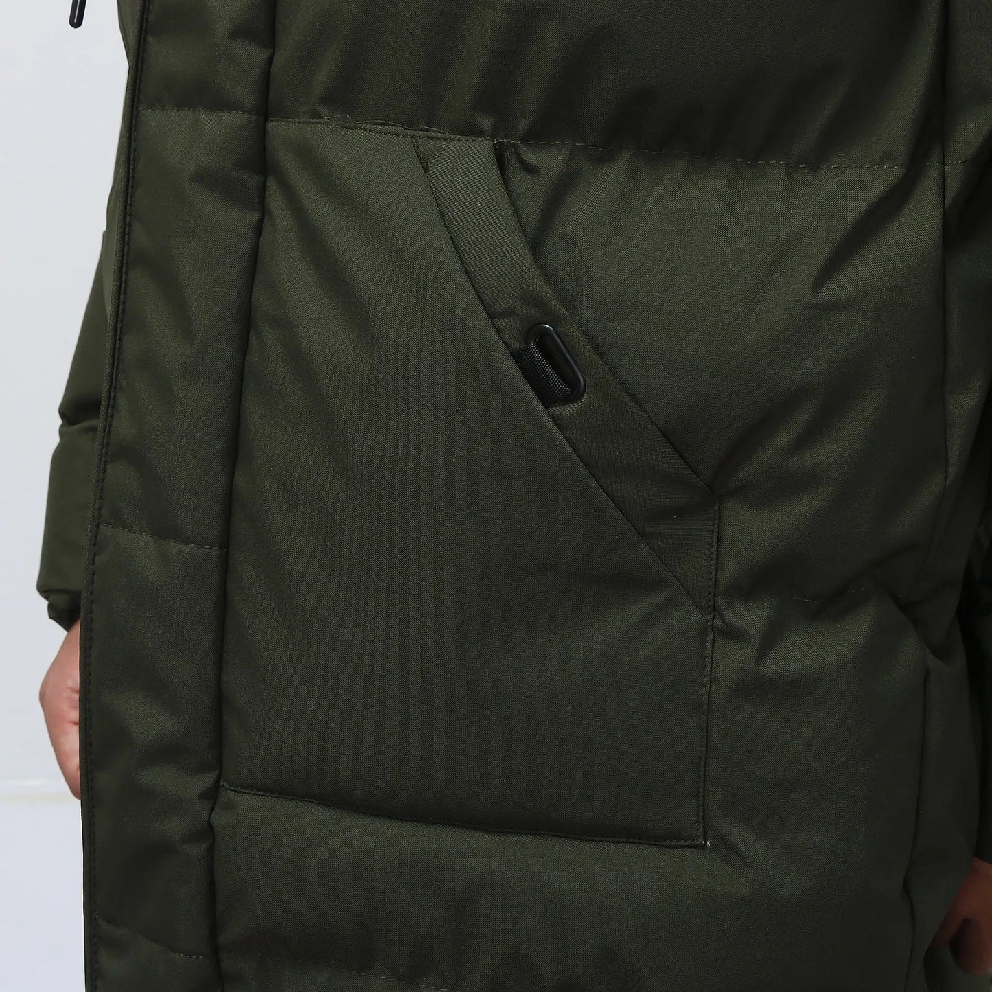 Daunenjacke | Warm | Mit Kapuze | Lange Daunenjacke | Wintermantel für Herren-Chaps Herrenmode
