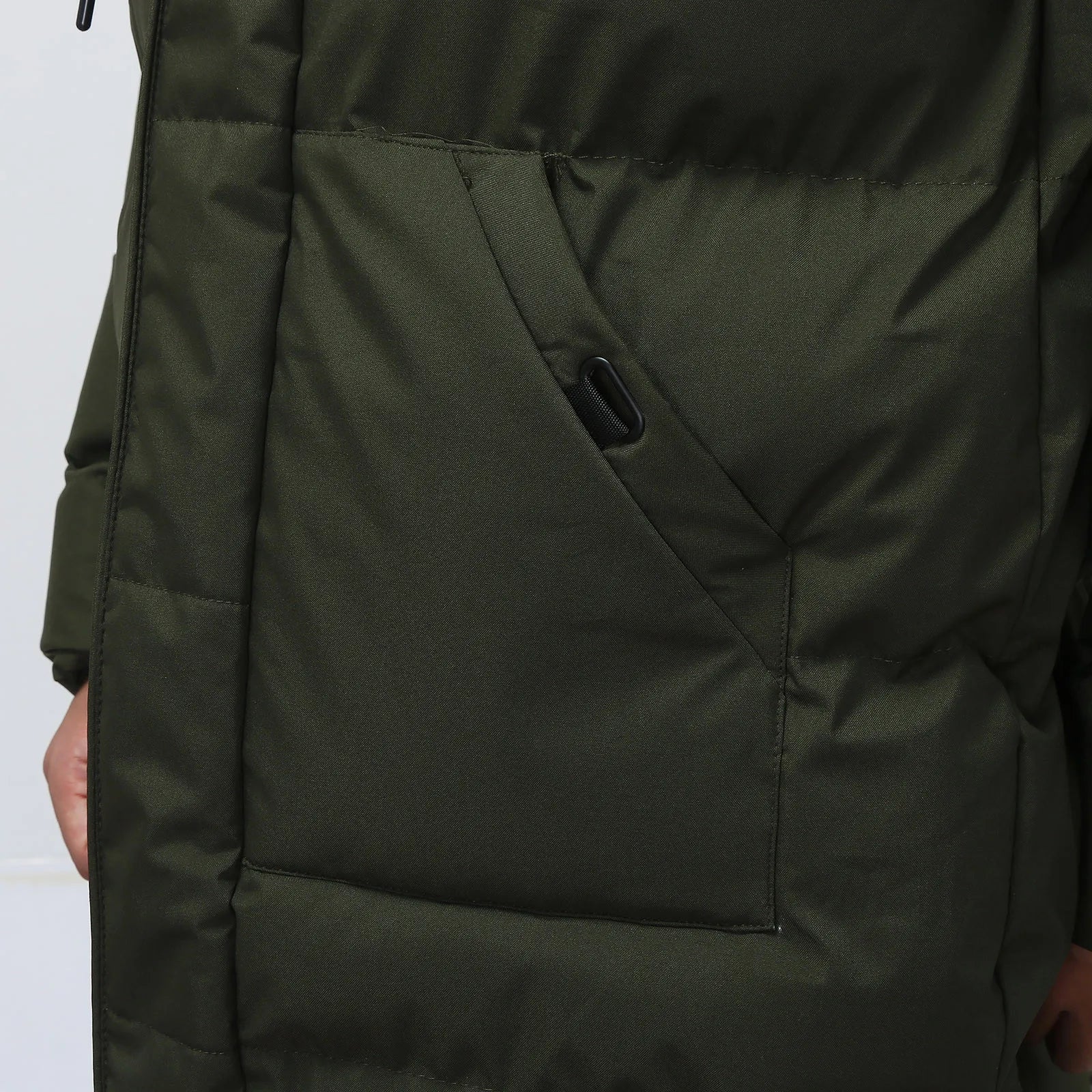 Daunenjacke | Warm | Mit Kapuze | Lange Daunenjacke | Wintermantel für Herren-Chaps Herrenmode