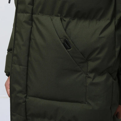 Daunenjacke | Warm | Mit Kapuze | Lange Daunenjacke | Wintermantel für Herren-Chaps Herrenmode