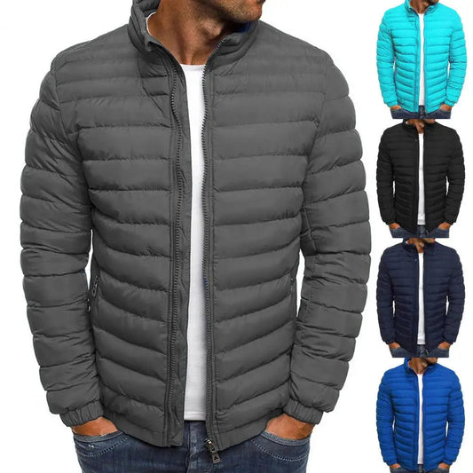 Daunenjacke – leicht – mit Reißverschluss – Herbstjacke – Herrenjacken-Chaps Herrenmode