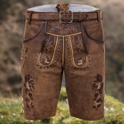 Deutsche Oktoberfest-Shorts – bayerisch – hohe Taille – Shorts-Outfit – deutsches Oktoberfest-Outfit für Männer-S-Chaps Herrenmode