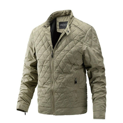 Diamondback Jacke | Lässige Frühlingsjacke-Beige-M-Chaps Herrenmode