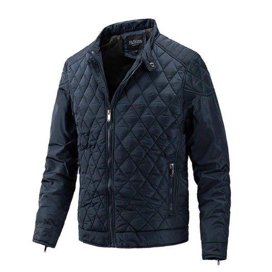 Diamondback Jacke | Lässige Frühlingsjacke-Blau-M-Chaps Herrenmode