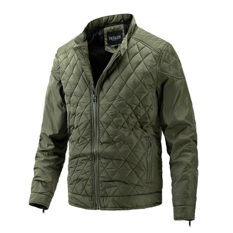 Diamondback Jacke | Lässige Frühlingsjacke-Grün-M-Chaps Herrenmode