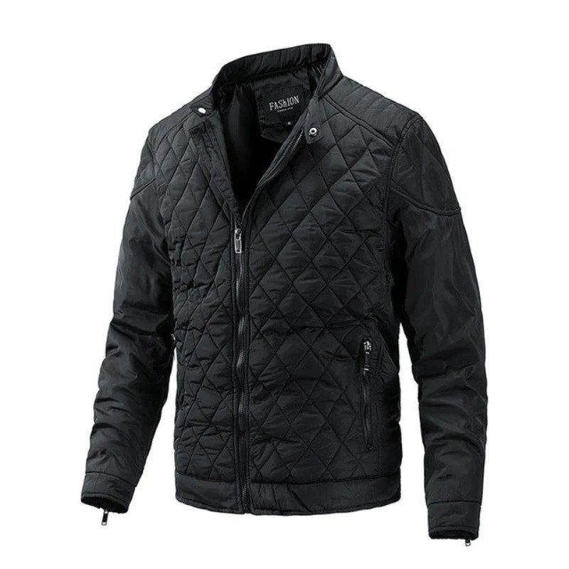 Diamondback Jacke | Lässige Frühlingsjacke-Schwarz-M-Chaps Herrenmode