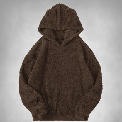 Fleece-Hoodie – Warmer, bequemer Teddy-Pullover-Hoodie für Männer-Kaffee-S-Chaps Herrenmode