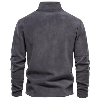 Fleece-Pullover | Warm | Winter | Fleece mit halbem Reißverschluss | Herrenbekleidung-Chaps Herrenmode