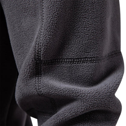 Fleece mit halbem Reißverschluss – Warm – Fleece-Pullover mit kurzem Reißverschluss – Herrenbekleidung-Chaps Herrenmode