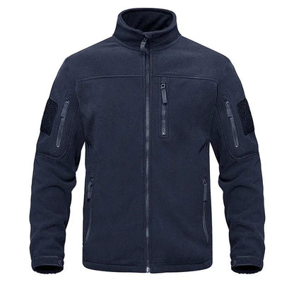 Fleecejacke - Warme taktische Zip-Up Fleecejacke für Männer-Dunkelblau-XS-Chaps Herrenmode
