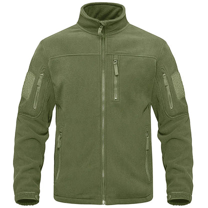 Fleecejacke - Warme taktische Zip-Up Fleecejacke für Männer-Grün-XS-Chaps Herrenmode