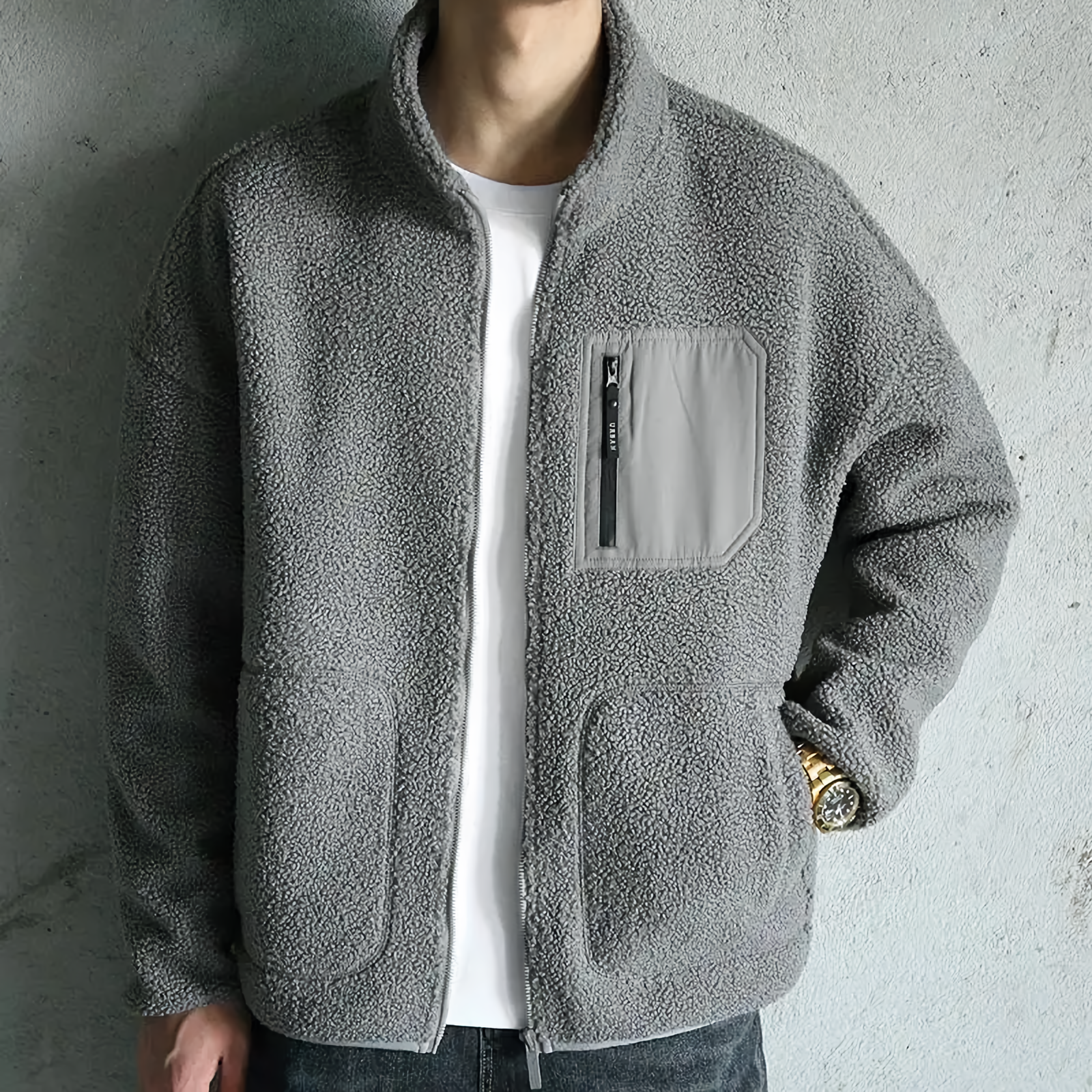 Fleecejacke | Zip-Up | Warm | Full Zip Fleece | Herren Fleece-Chaps Herrenmode
