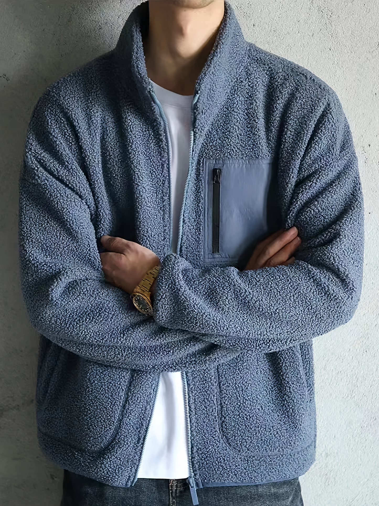 Fleecejacke | Zip-Up | Warm | Full Zip Fleece | Herren Fleece-Chaps Herrenmode