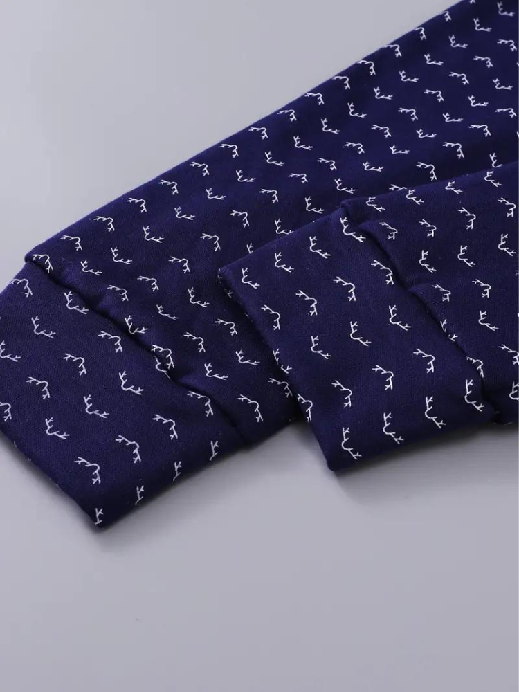 Gabriel Schlafanzug Set | Herren Casual Langarm Schlafanzug-Chaps Herrenmode