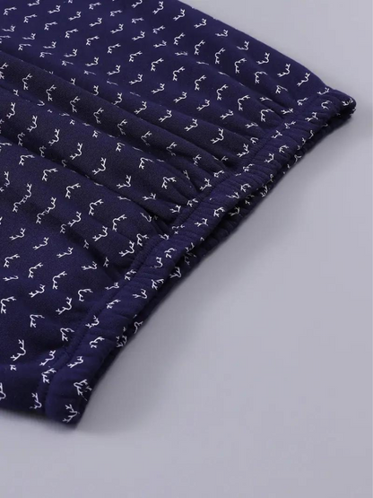 Gabriel Schlafanzug Set | Herren Casual Langarm Schlafanzug-Chaps Herrenmode