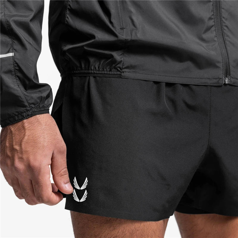 Gym Shorts | Drawstring | 2-in-1 | Sport Shorts | Herren Laufshorts-Chaps Herrenmode