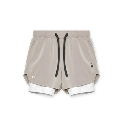 Gym Shorts | Drawstring | 2-in-1 | Sport Shorts | Herren Laufshorts-Chaps Herrenmode