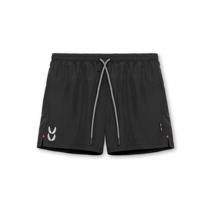 Gym Shorts | Drawstring | 2-in-1 | Sport Shorts | Herren Laufshorts-Schwarz-S-Chaps Herrenmode