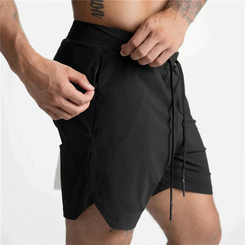 Gym Shorts | Kordelzug | Leichtgewicht | Sport Shorts | Herren Trainingsshorts-Chaps Herrenmode