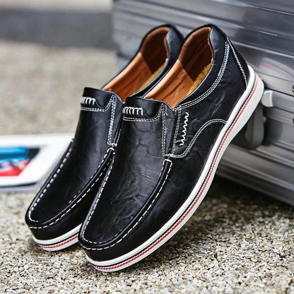 Halbschuhe – Slip-On – ergonomisch – Lederhalbschuhe – Herrenschuhe-Chaps Herrenmode
