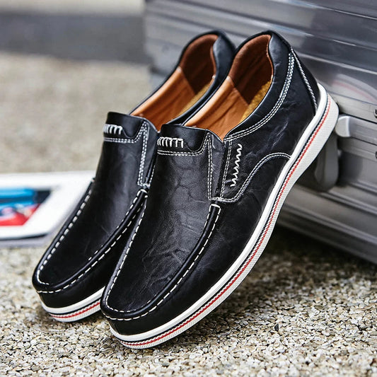 Halbschuhe – Slip-On – ergonomisch – Lederhalbschuhe – Herrenschuhe-Chaps Herrenmode