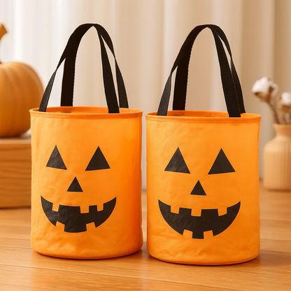 Halloween Tasche - LED Lichter - Trick or Treating - Kürbistasche - Halloween Dekoration-Chaps Herrenmode