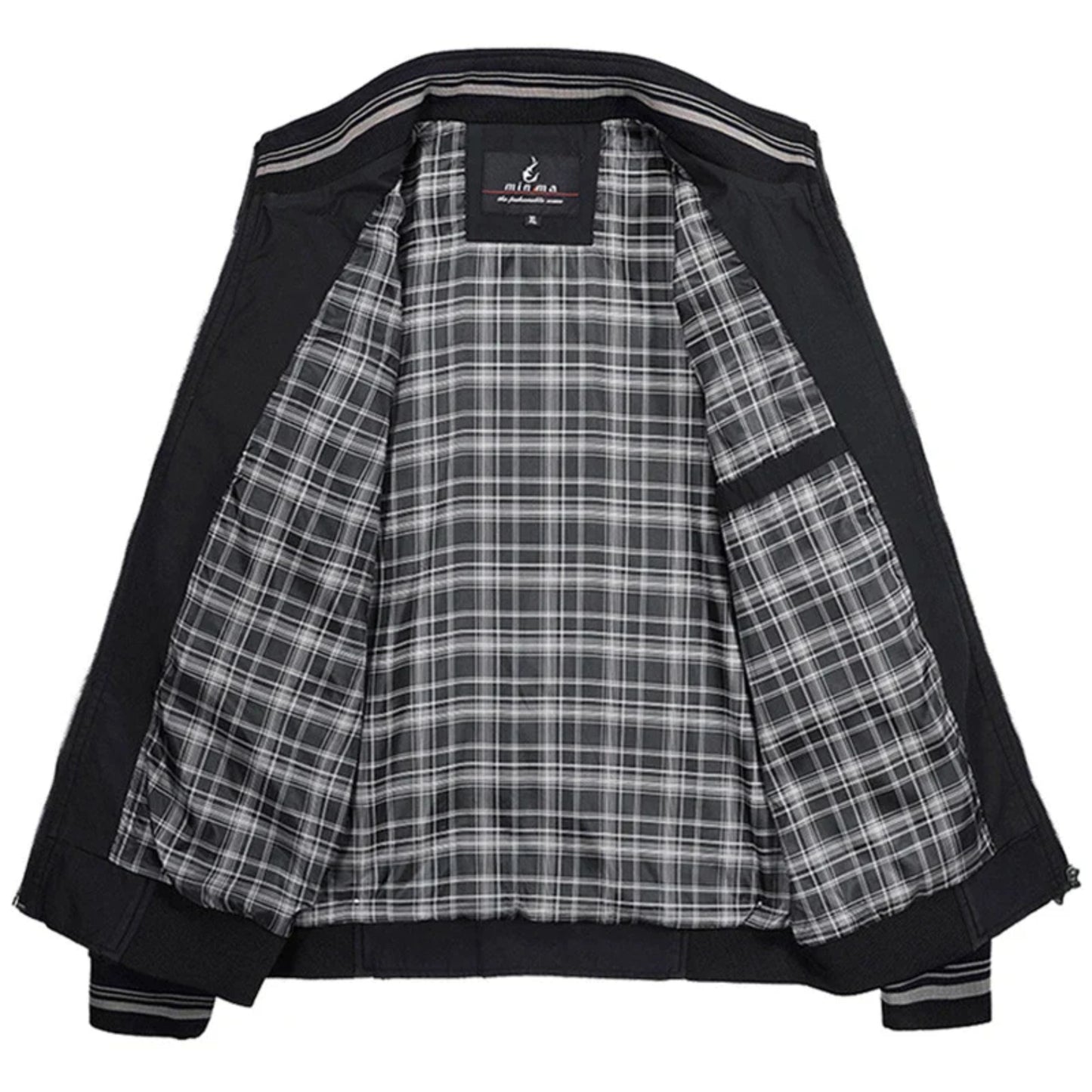 Harrington Jacke | Zip-Up | Winddicht | Bomberjacke | Freizeitjacken für Männer-Chaps Herrenmode